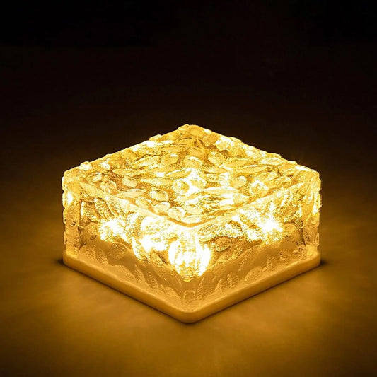 Solar Ice Cube Garden Light for Pathways & Christmas Decor Diwali Special
