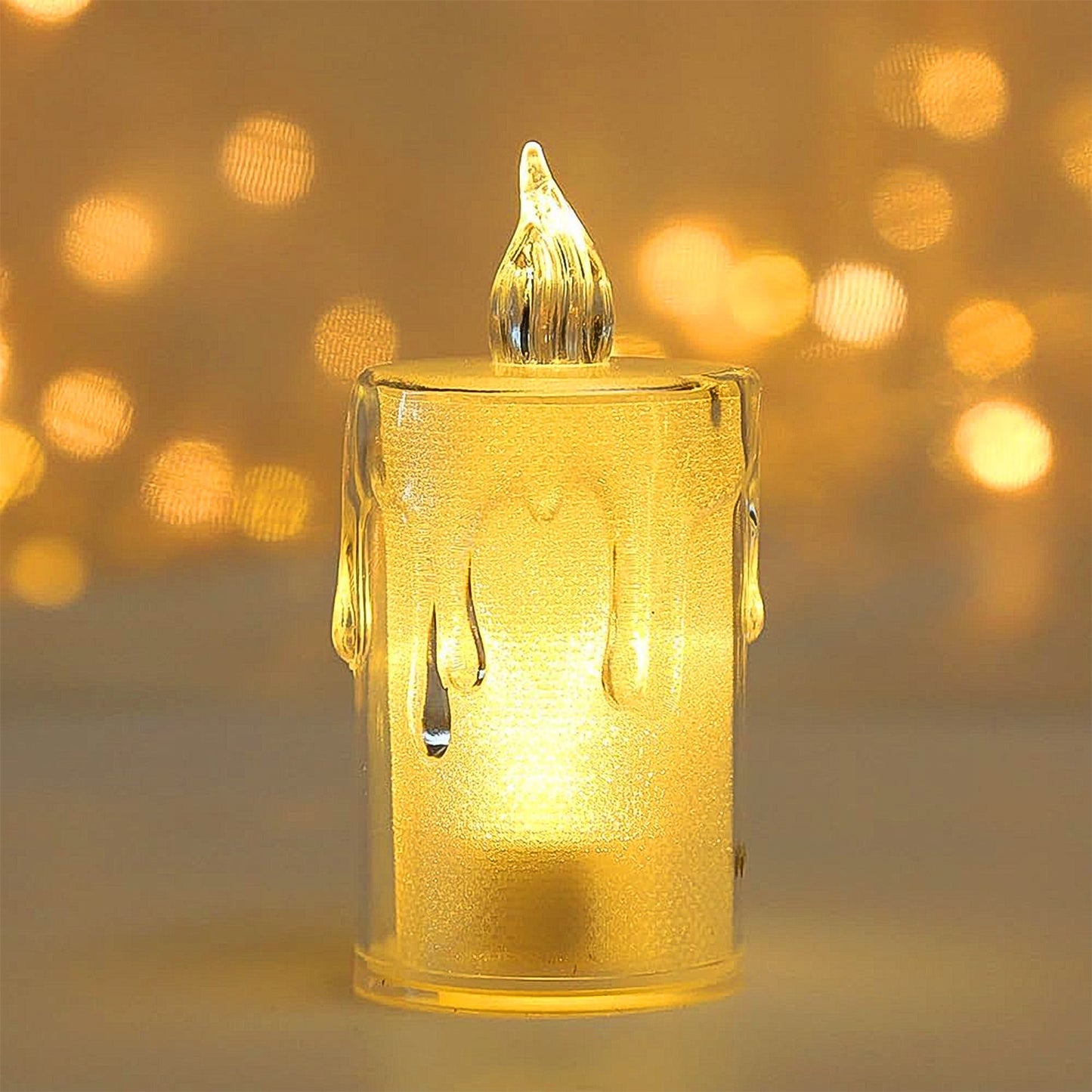 Simple Candles for Home Decoration, Crystal Candle Lights, Diwali Diwali Special