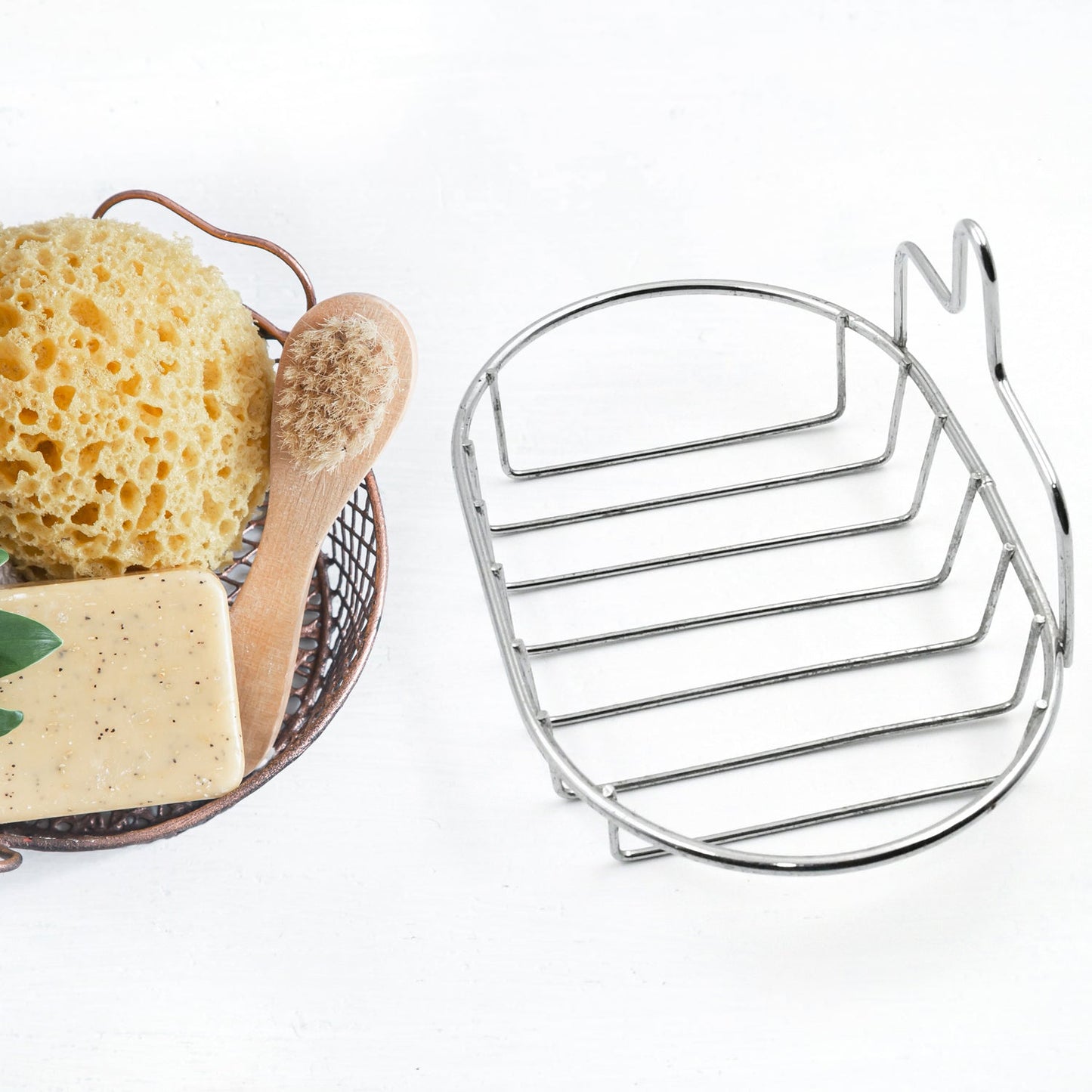 Kitchen, Bathroom Stainless Steel, Soap Dish Holder Wall Hanging Soap Storage RackÂ