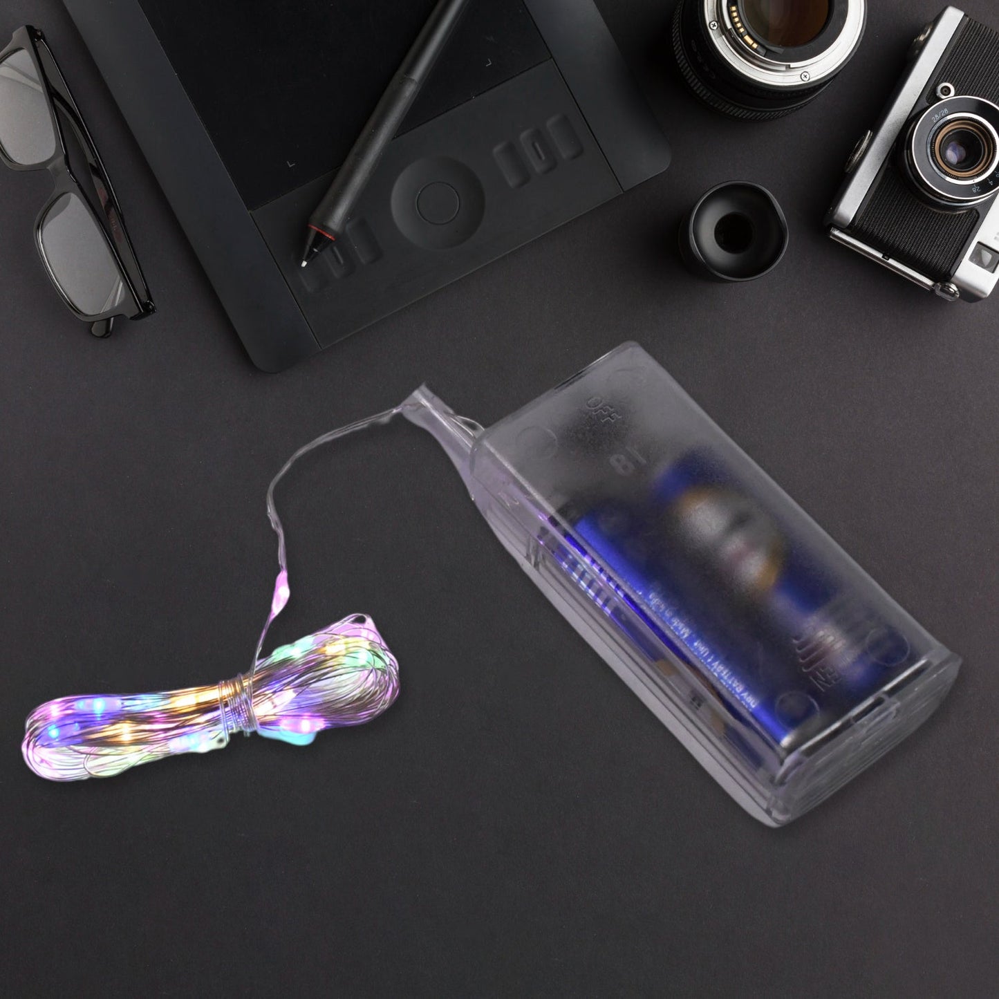 Multicolor 2AA Battery Powered, Copper Wire String Fairy Lights with 30 LEDs Diwali Special