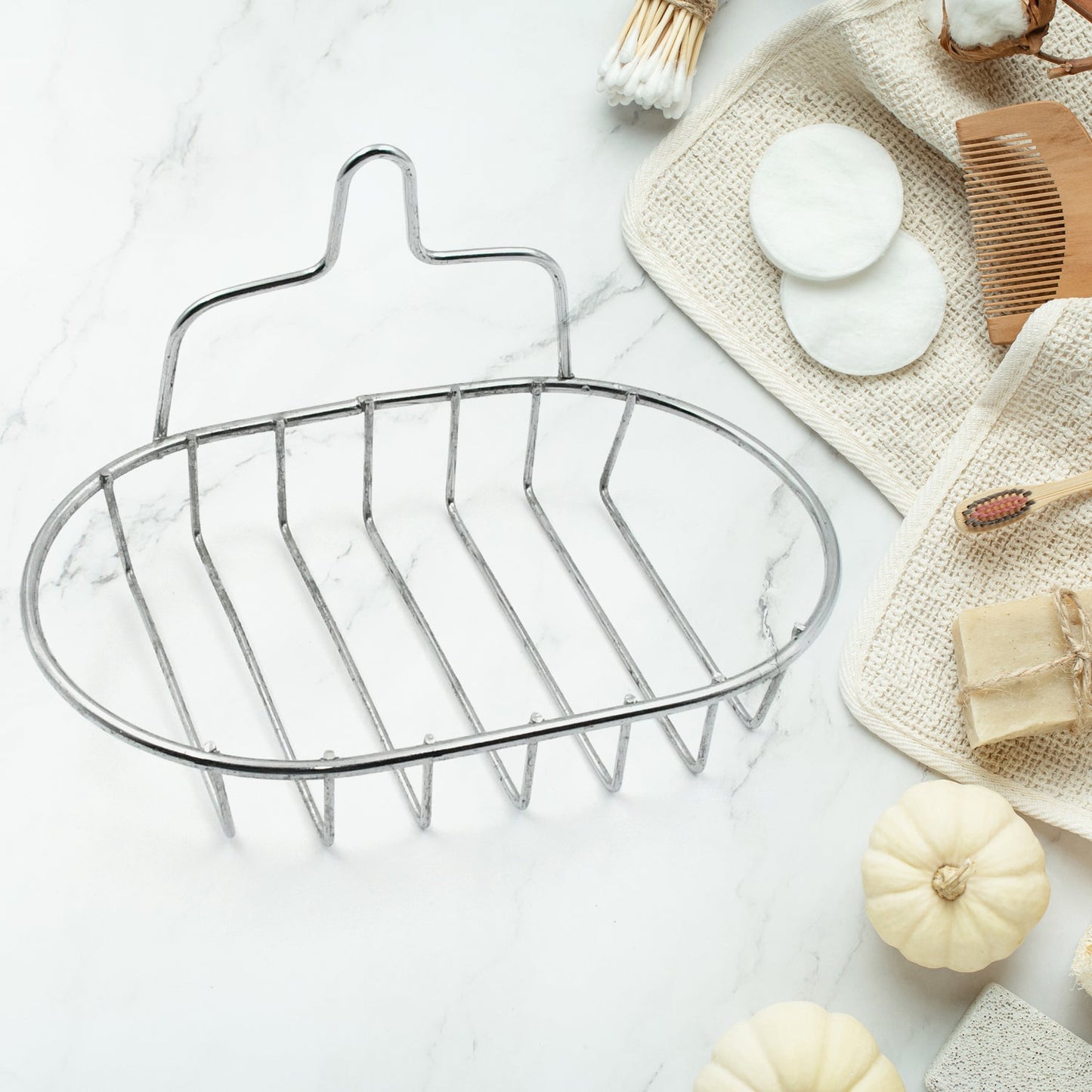 Kitchen, Bathroom Stainless Steel, Soap Dish Holder Wall Hanging Soap Storage RackÂ