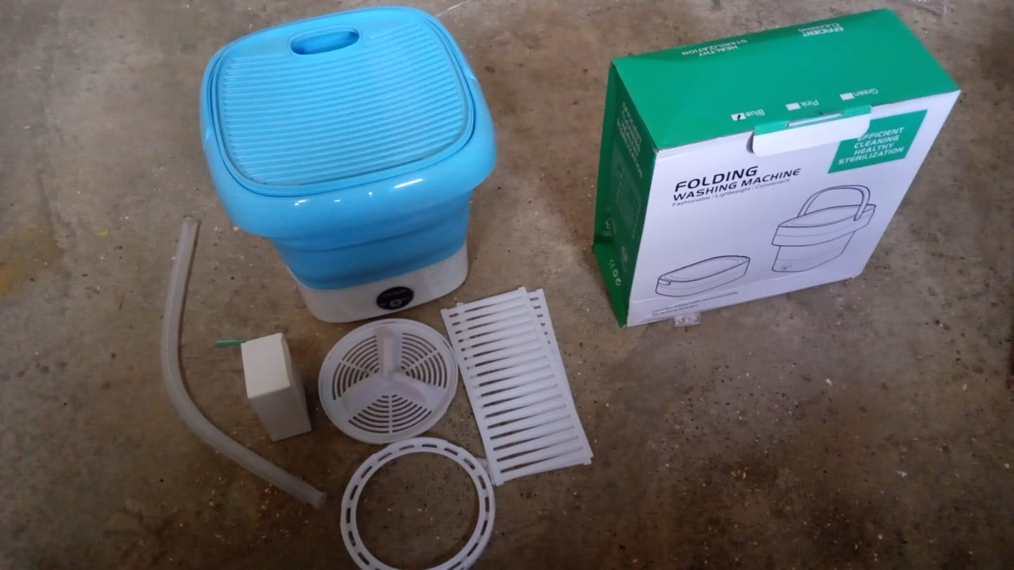 Portable Washing Machine, Mini Folding Washer and Dryer Combo, for Underwear, Socks, Baby Clothes, Travel, Camping, RV, Dorm, ApartmentÂ