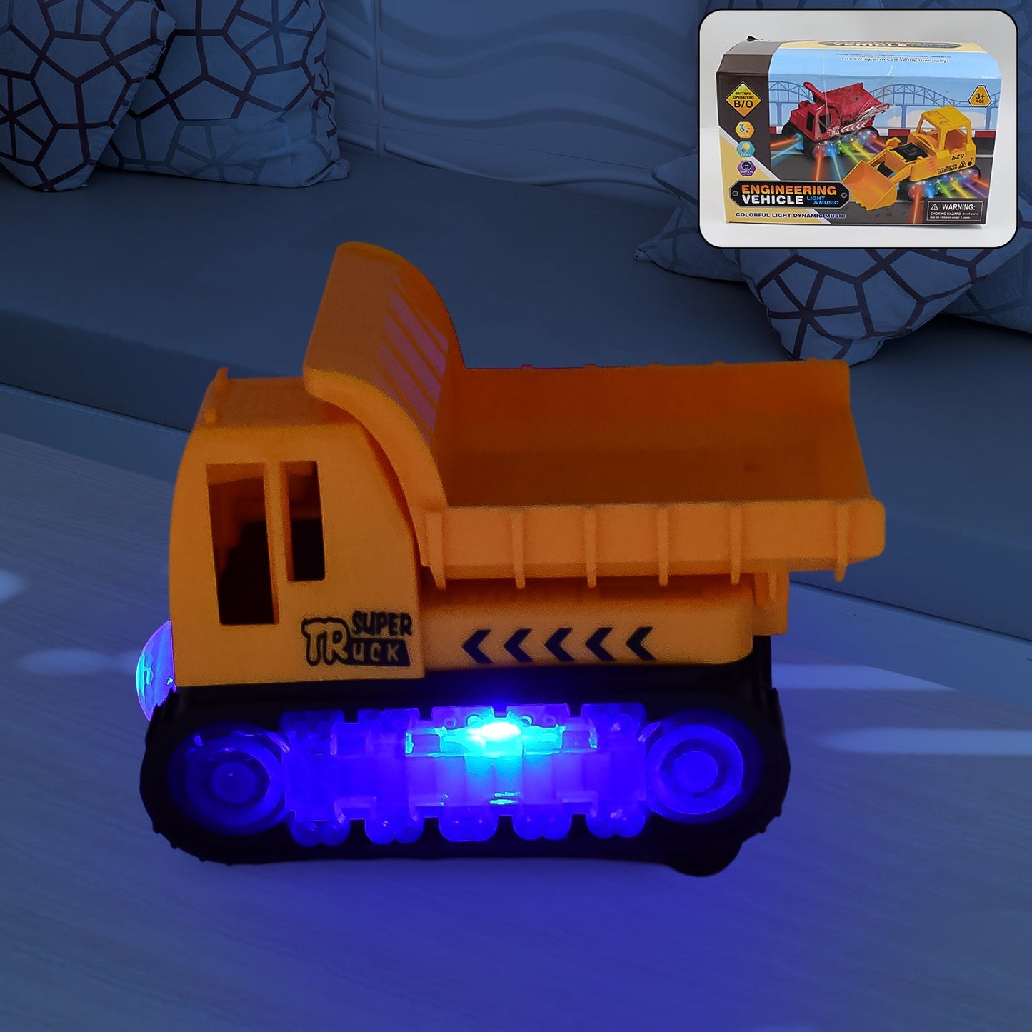 Engineering VehicleÂ Toys for Kids - Self-Driving Super Dump Truck Toy | Self-Driving Trucks, Engineering truck Electric Vehicle Toys boys birthday gift toys (1 Pc)