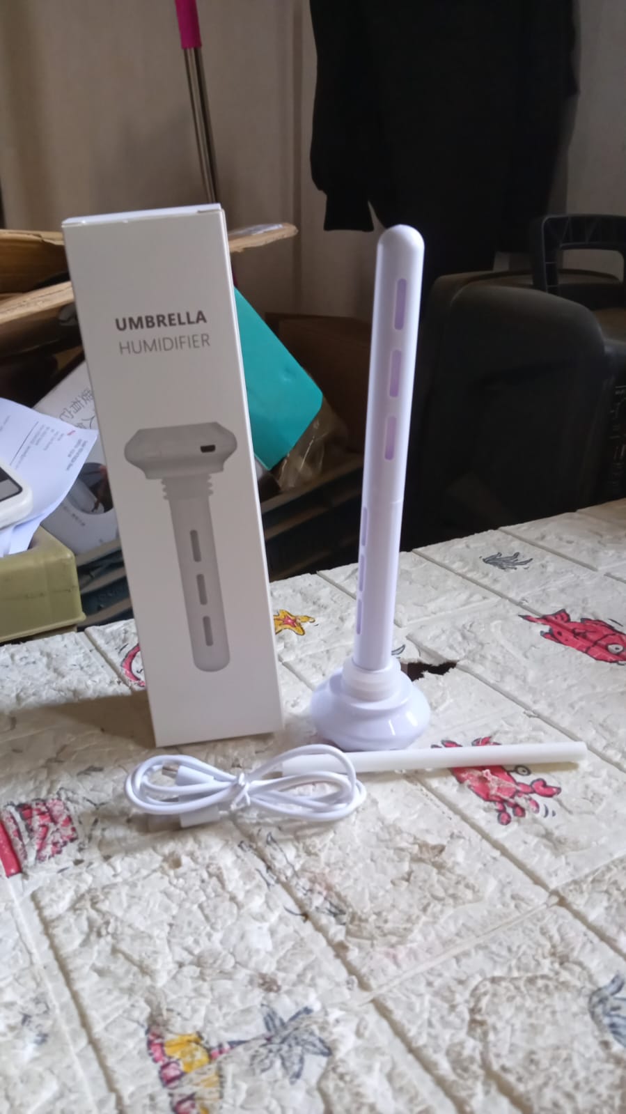 Mini Portable USB Humidifier â€“ Quiet Cool Mist for Car, Home, Office, Travel (1 Pc)