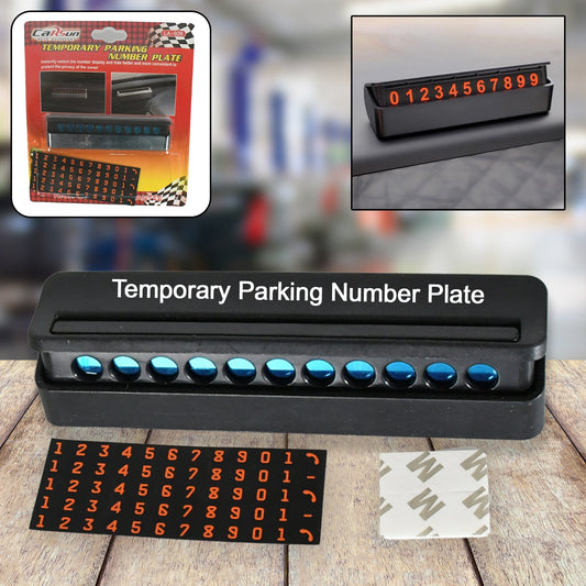 Temporary Car Parking Mobile Number Display with Magnetic Numbers Stickers,Car Parking Magnetic Mobile/Telephone Number Plate (1Pc)Â Â 