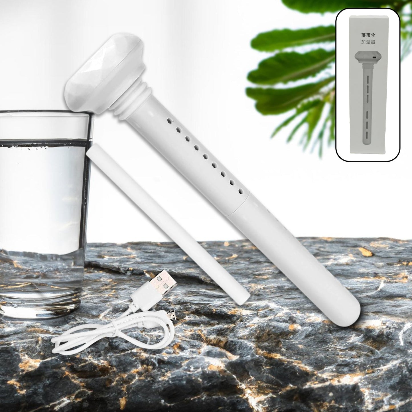 Mini Portable USB Humidifier â€“ Quiet Cool Mist for Car, Home, Office, Travel (1 Pc)