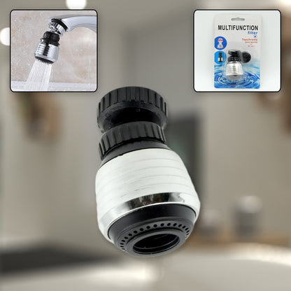 Faucet Bubbler, Faucet Aerator, Water Filter 360Â° Sink Use for Kitchen, Bathroom, Home Use, High Pressure Power Spray, Plating, for Kitchen Bathroom (1 Pc)