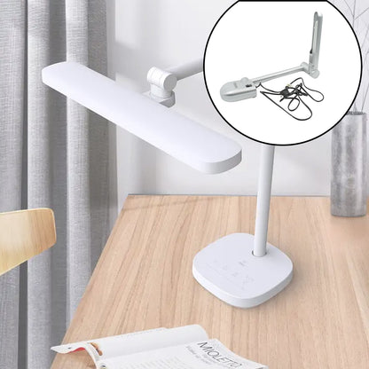 Multifunctional LED Desk Lamp Dimmable Office Lamp Childrenâ€™s Student Desk Lamp Reading Lamp  White Eye-Caring Desk Light, Energy Saving Desk Lamp Table Lamp - Study Desk Lamp (1 Pc)