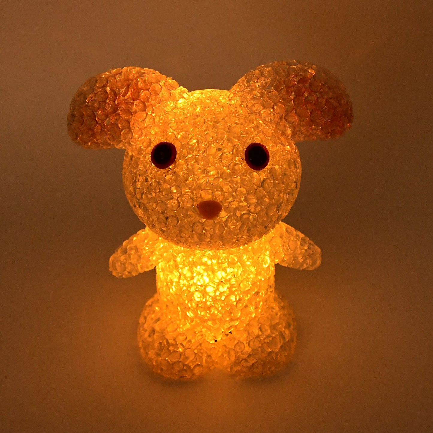 Crystal LED Night Light Lamp â€“ Cute Glowing Animal Decorative Light (1 Pc)