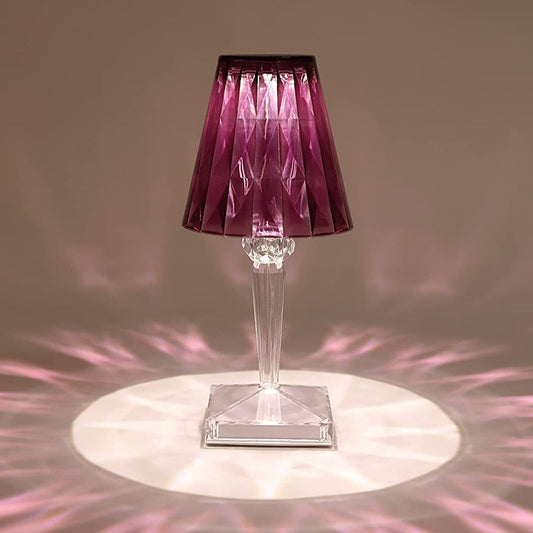 Romantic Crystal Table Lamp, Diamond Lamp, 16 Colors, 6 Brightness Level, Touch / Remote Control Switch, SUB Charging, Lampshade Night Light, Bedroom Bedside, Living Room Decoration Diwali Special