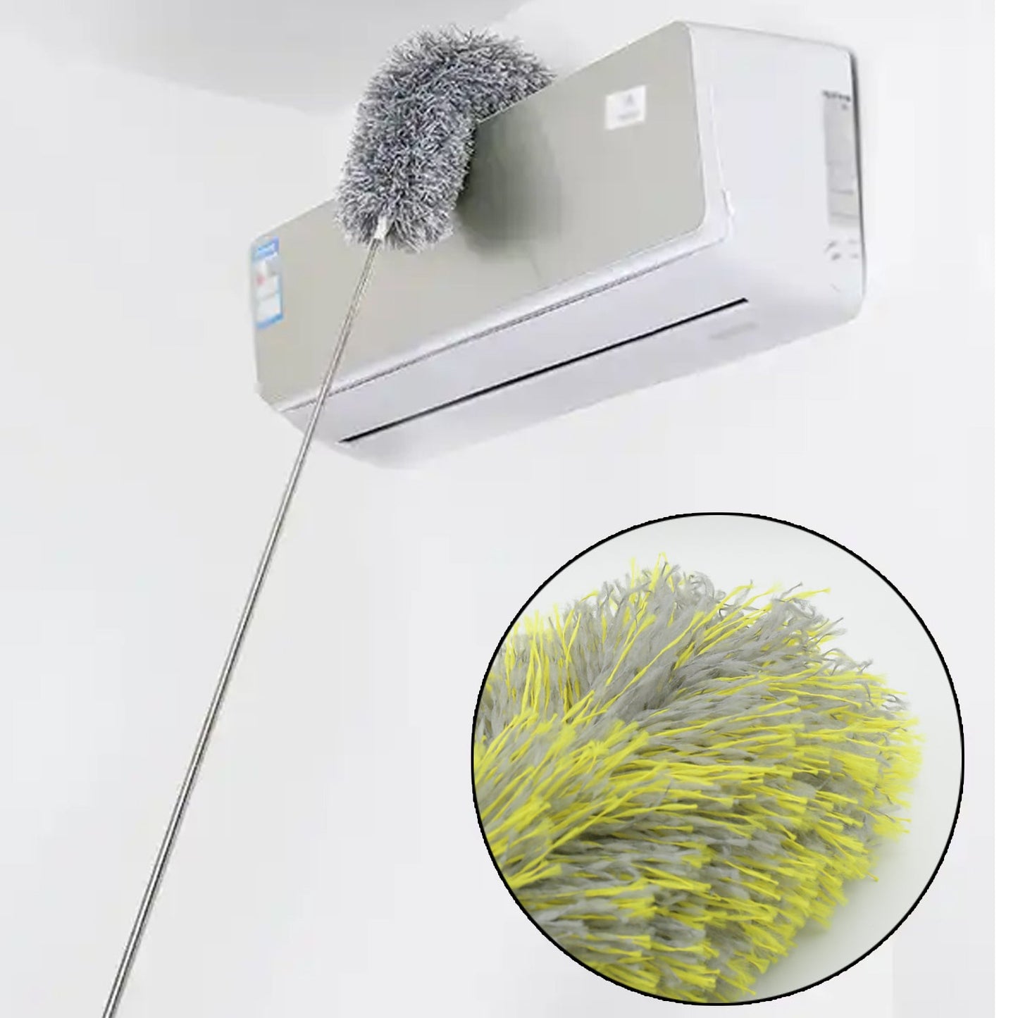 Long Handle Microfiber Duster â€“ Extendable & Washable Cleaning Tool for Home, Car & Office (62cm)