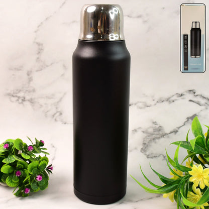 Stainless Steel Vacuum Water Bottle  â€“ Hot & Cold Insulated Flask (1000 ML Approx)