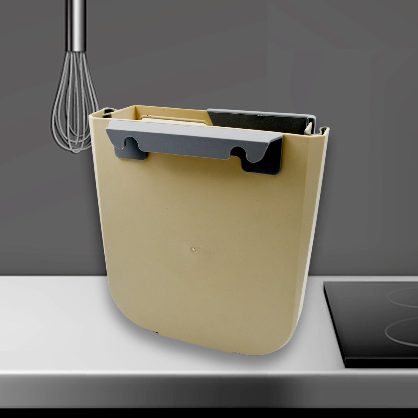 Foldable Hanging Trash Can â€“ Space-Saving Waste Bin for Kitchen, Bathroom & Car