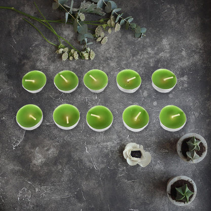 8-9 Hour Unscented Smokeless Candles â€“ For Diwali, Christmas, Weddings, Parties & Mood Dinners, Diwali (10 Pc)