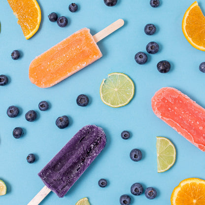 Silicone Sicle Molds â€“ DIY Ice Pops with Lids & 50 Sticks