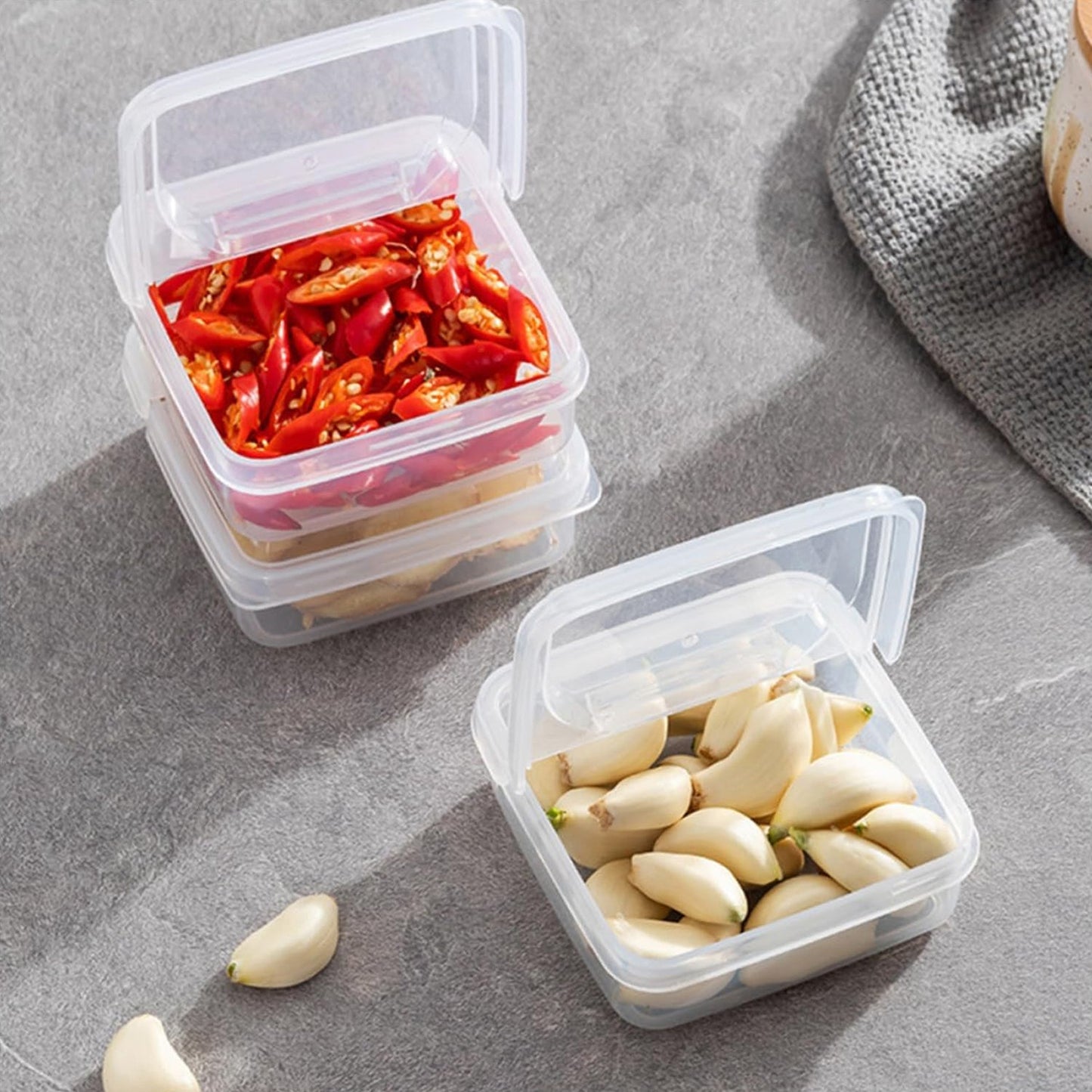 Transparent Storage Box Food Storage (1 Pc / 10Ã—10 CM)