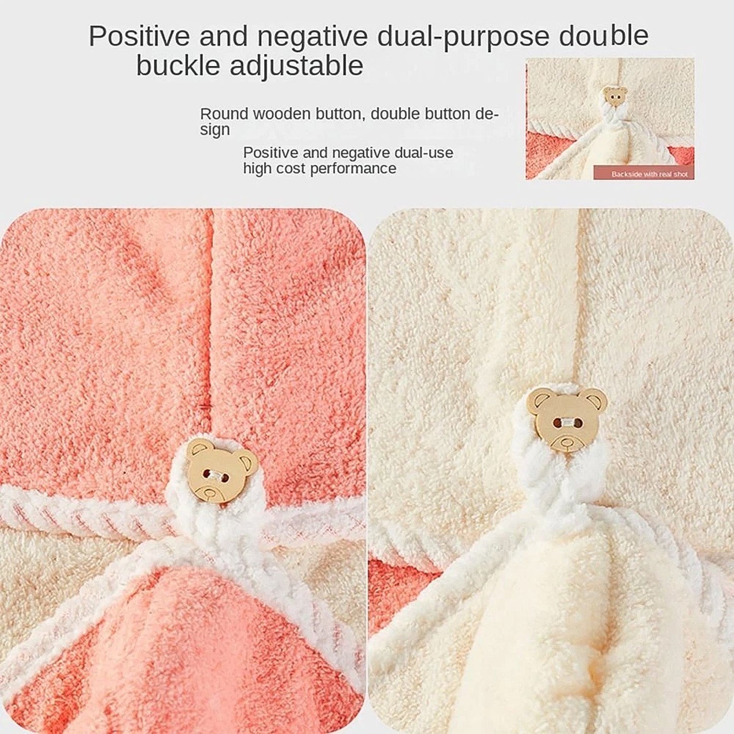 Hair Drying Magic Hair Cap Towel Wrap for Women Bath Towels (1 pc), Hair accessories