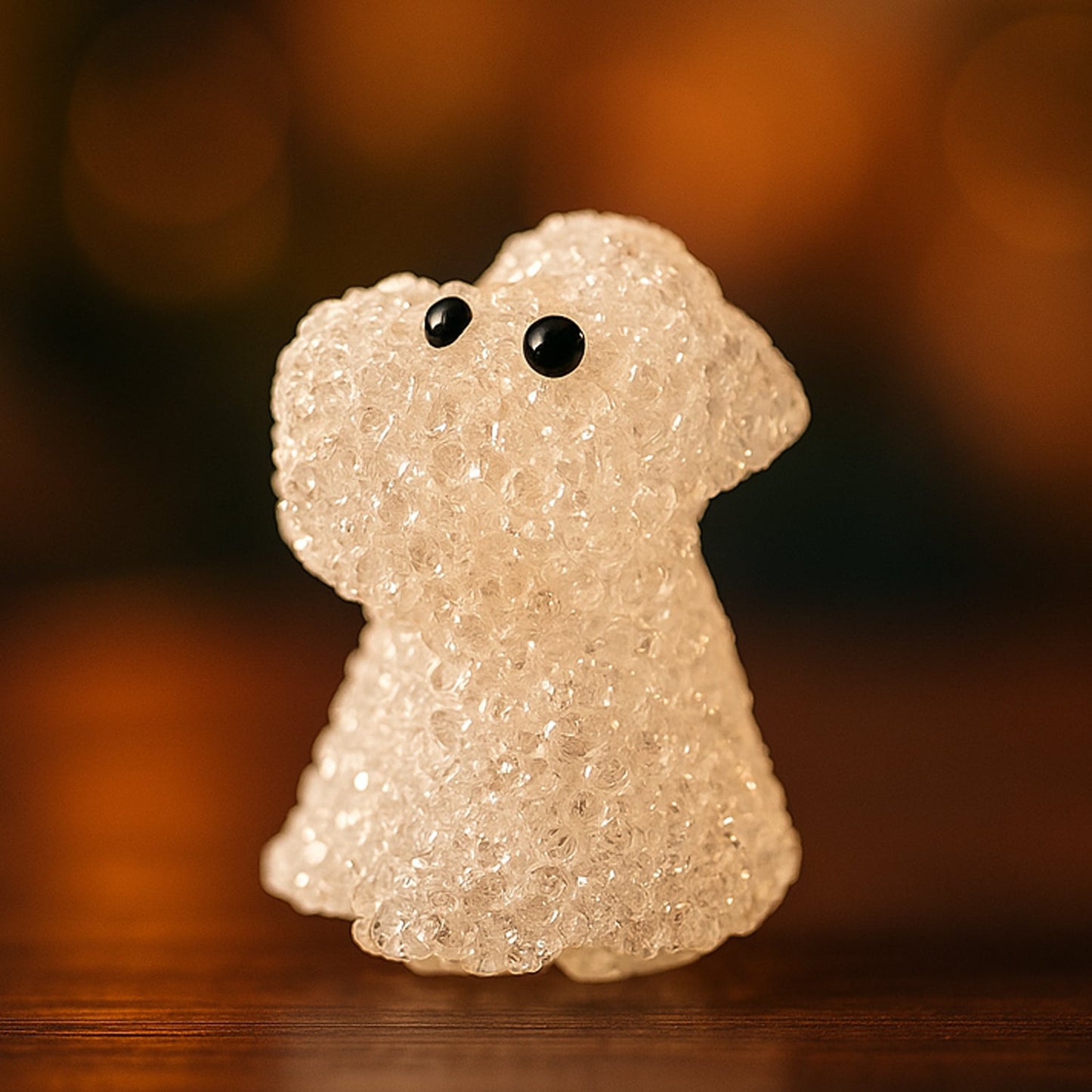 Dog Shape Crystal LED Night Light Lamp â€“ Cute Glowing Animal Decorative Light (1 Pc)