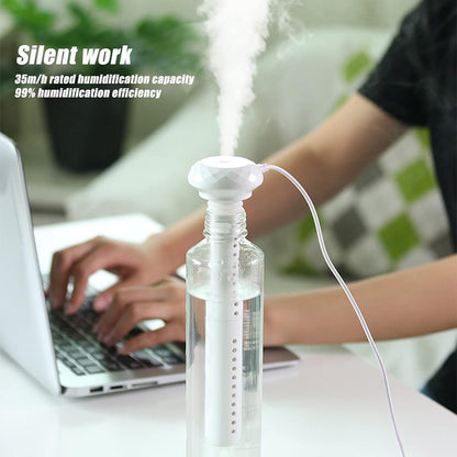Mini Portable USB Humidifier â€“ Quiet Cool Mist for Car, Home, Office, Travel (1 Pc)