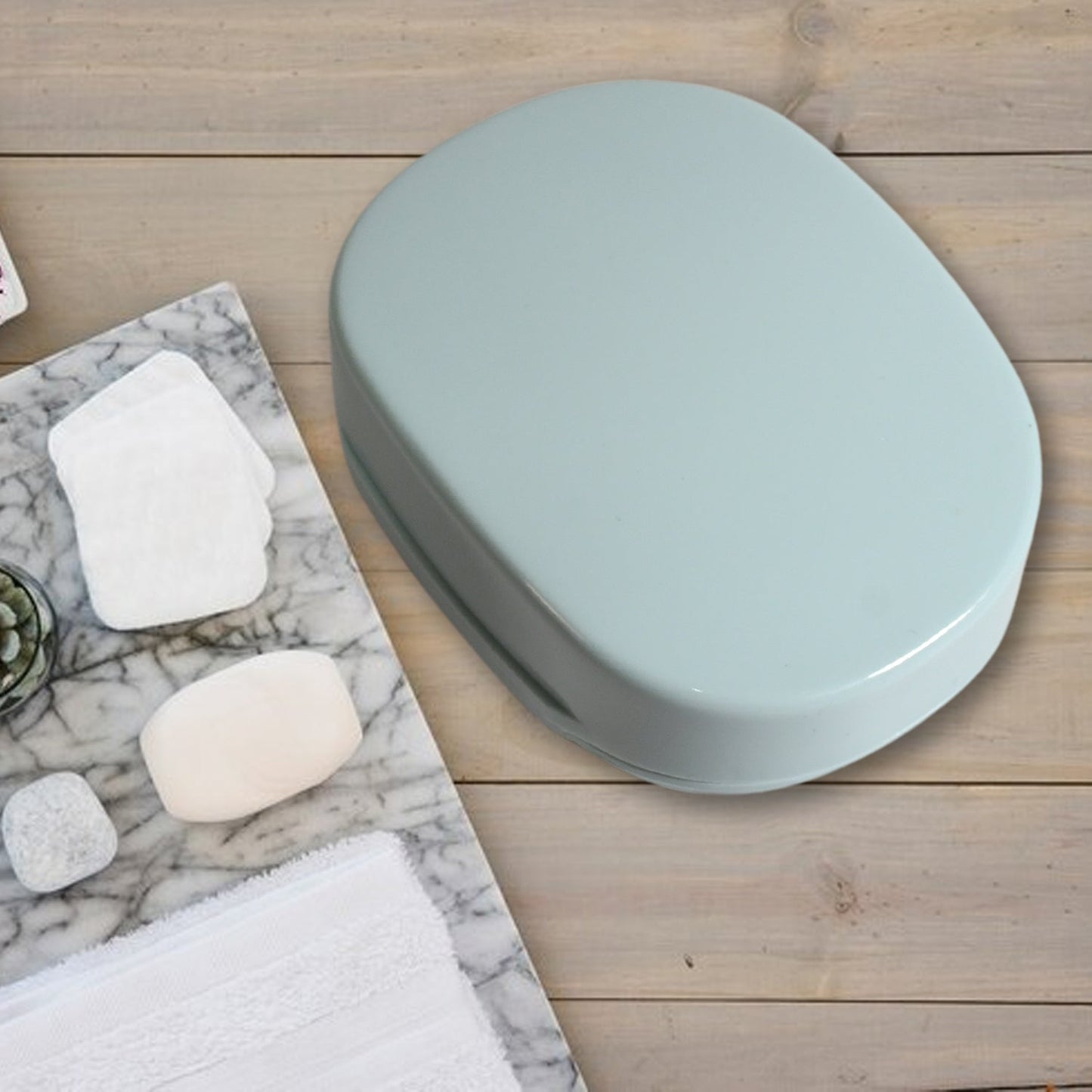 Soap Container, Soap Box Household Kitchen and Bathroom Can Use PP Material Drain Box, Soap Dish,Â for Bathroom Shower Home Outdoor Camping ,SabudaniÂ (1 Pc)