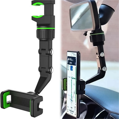 Multifunctional Car Rear View 360Â° Rotatable Mobile Holder