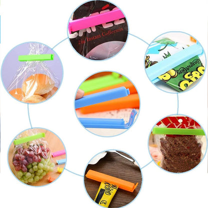 Food Bag Clip Sealer â€“ Airtight Plastic Clips for Snacks, Kitchen & Camping (18 Pc Set)