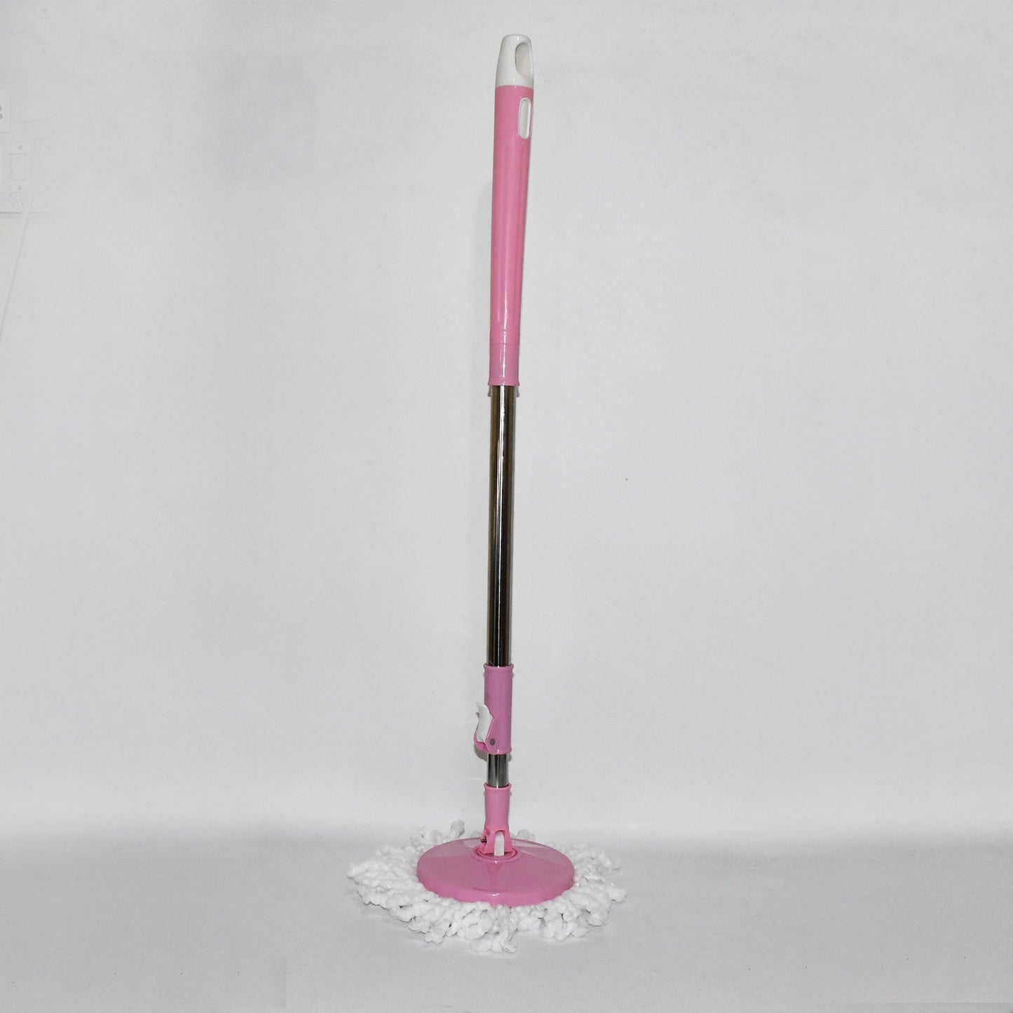 Home Cleaning Stainless Steel 360Â° Rotating Pole - Microfiber Mop with Adjustable Rod Stick Mix Color)