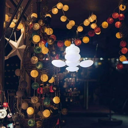 Solar Multi-Functional Emergency LED Light â€“ USB Rechargeable, 5 Modes, Foldable, SOS & IP65 Waterproof