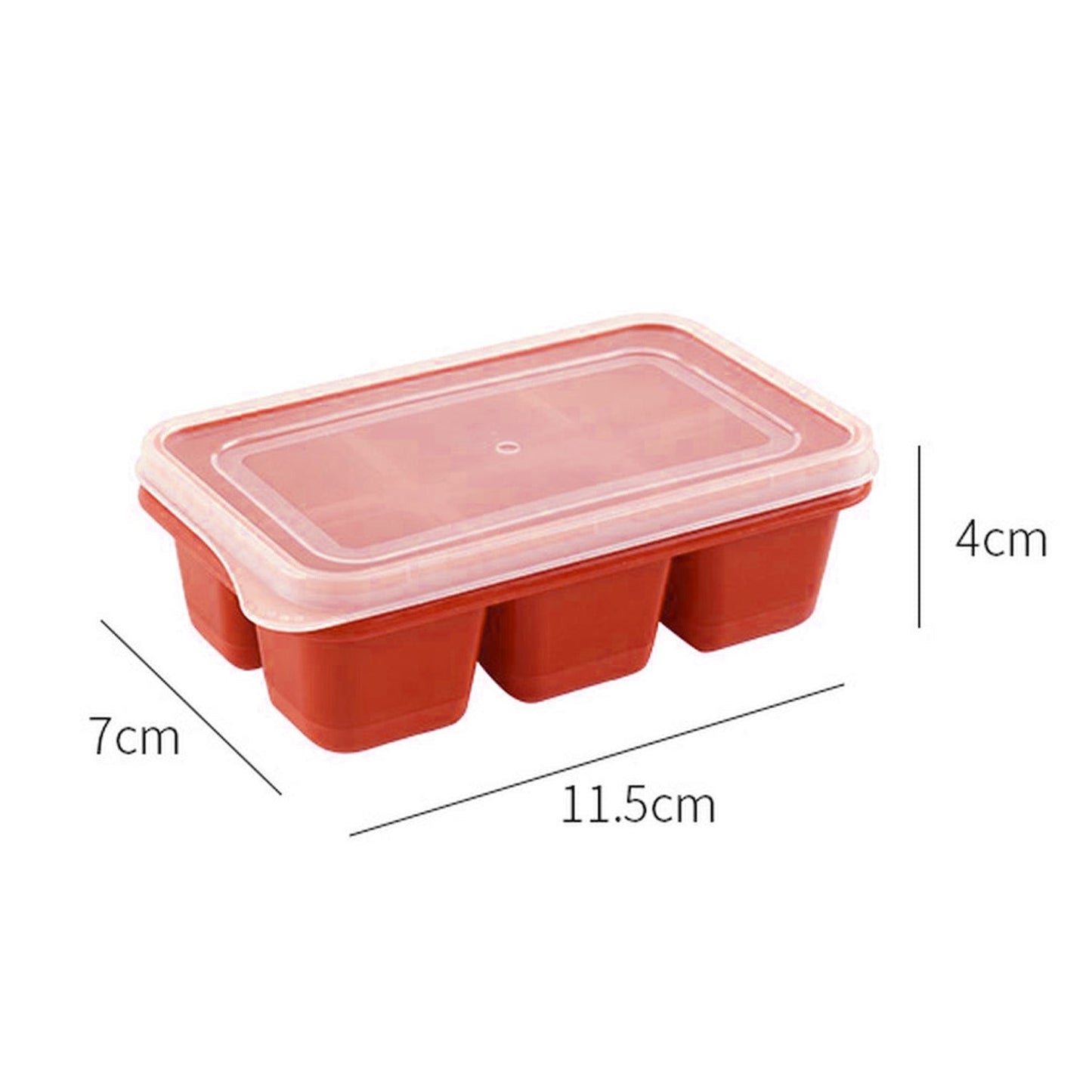 6-Cavity Silicone Ice Tray â€“ Ideal for Kitchen & Home Use