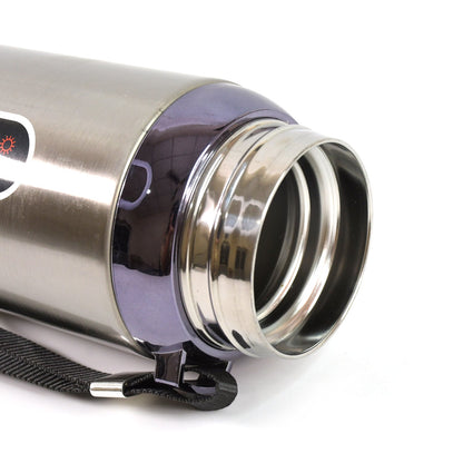 800ml Stainless Steel Water Bottle â€“ Leak-Proof Thermos Flask for Travel, Gym, Office, Home Use (1 Pc)