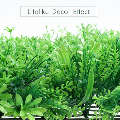 Fish Tank Aquatic Plants Fish Tank Square Artificial Grass Artificial Aquarium (60Ã—40 Cm / Mix Design / 1 Pc)