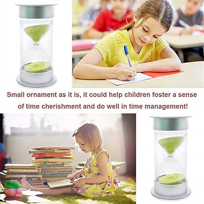 45-Minute Green Sand Timer â€“ Hourglass Time Management Tool for Classroom & Games (Color : Green)
