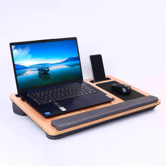 Portable Laptop Table with Mouse Pad (55Ã—35 Cm / 1 Pc)