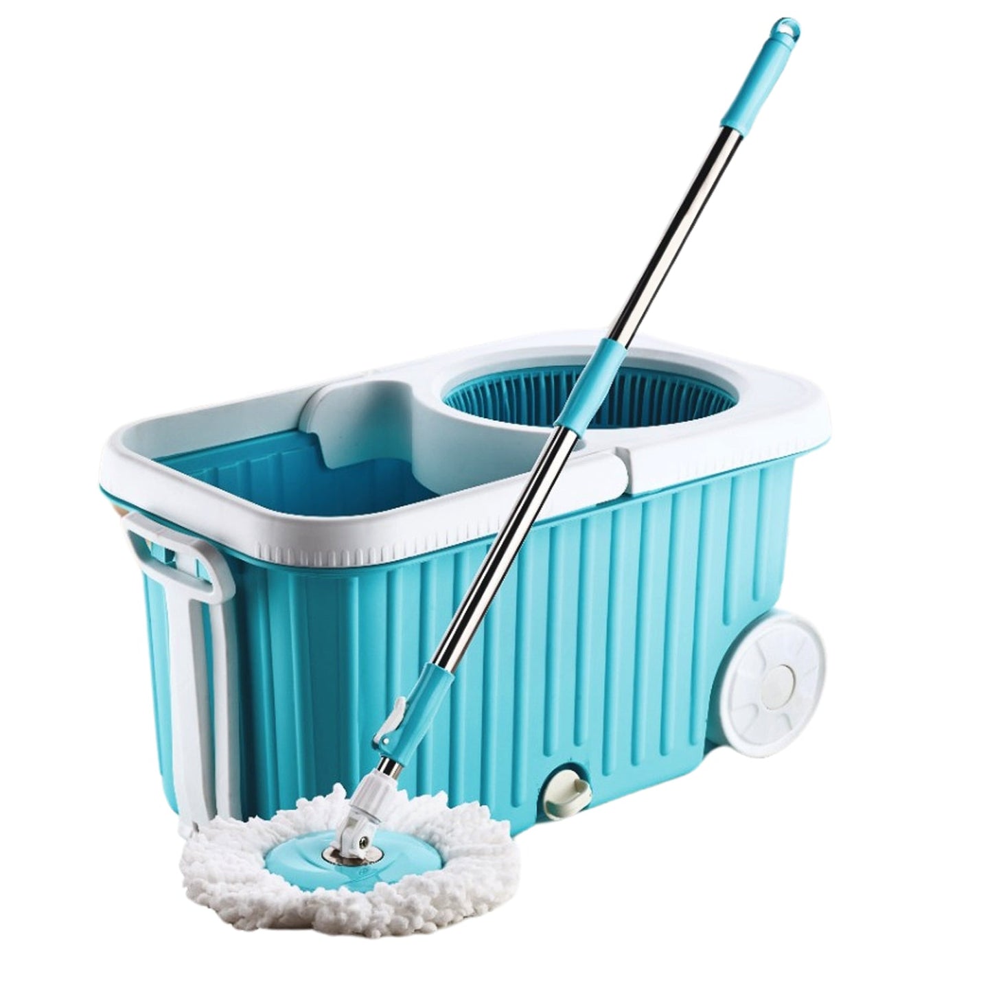 Apex Magic 360Â° Spin Mop Cleaning System with Stainless Steel Spinner