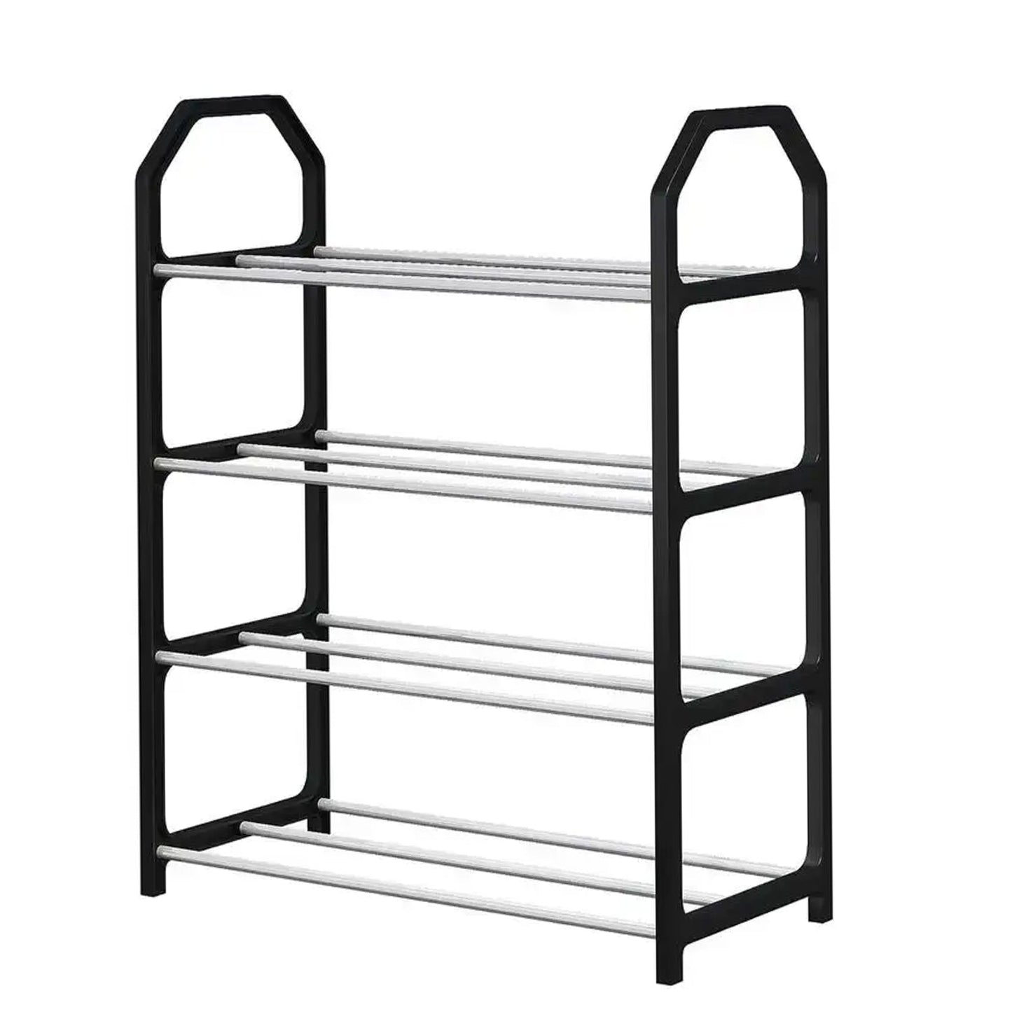 4 Layer Spaceâ€‘saving Shoes Show Rack Folding Shoe Rack (1 Pc)
