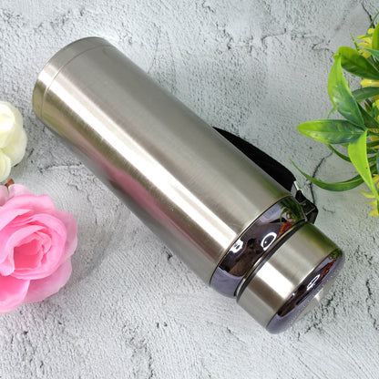 800ml Stainless Steel Water Bottle â€“ Leak-Proof Thermos Flask for Travel, Gym, Office, Home Use (1 Pc)