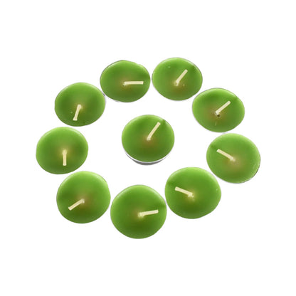 8-9 Hour Unscented Smokeless Candles â€“ For Diwali, Christmas, Weddings, Parties & Mood Dinners, Diwali (10 Pc)