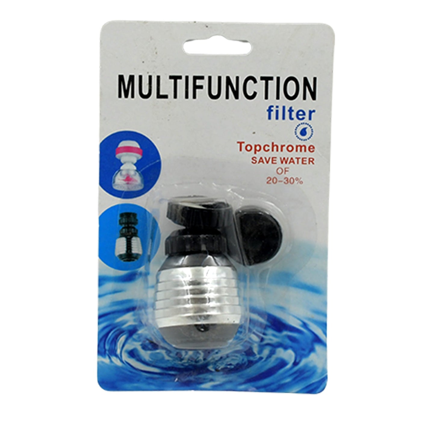 Faucet Bubbler, Faucet Aerator, Water Filter 360Â° Sink Use for Kitchen, Bathroom, Home Use, High Pressure Power Spray, Plating, for Kitchen Bathroom (1 Pc)