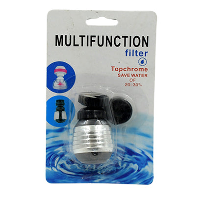 Faucet Bubbler, Faucet Aerator, Water Filter 360Â° Sink Use for Kitchen, Bathroom, Home Use, High Pressure Power Spray, Plating, for Kitchen Bathroom (1 Pc)