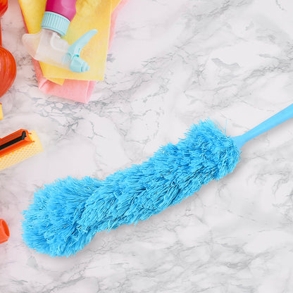 Adjustable Long Handle Microfiber Dust Brush – Foldable Ceiling & Appliance Cleaner