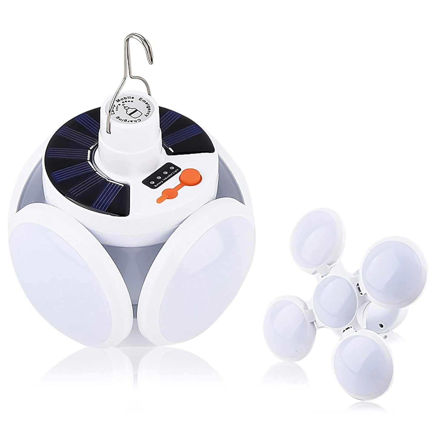 Solar Multi-Functional Emergency LED Light â€“ USB Rechargeable, 5 Modes, Foldable, SOS & IP65 Waterproof