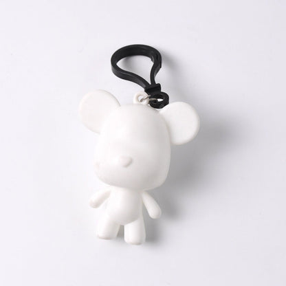 Doodle Bear Mini Keychain