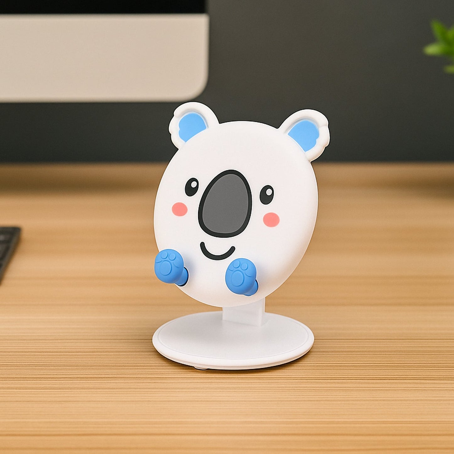 Cute Koala-Shaped Mobile Phone Holder (1 Pc)