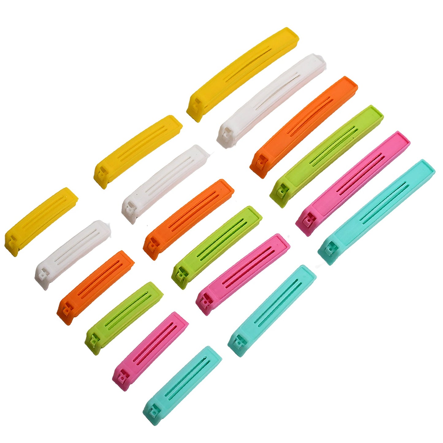 Food Bag Clip Sealer â€“ Airtight Plastic Clips for Snacks, Kitchen & Camping (18 Pc Set)