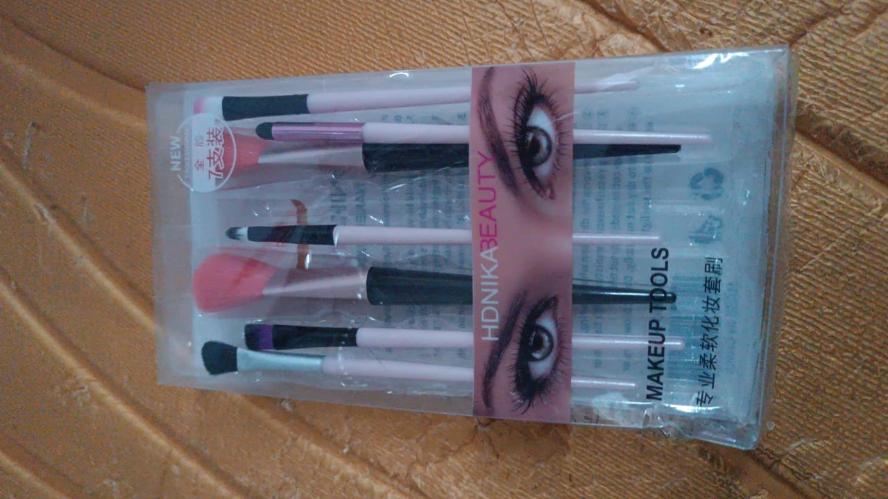 Professional Soft Makeup Brush Set (7 Pc)