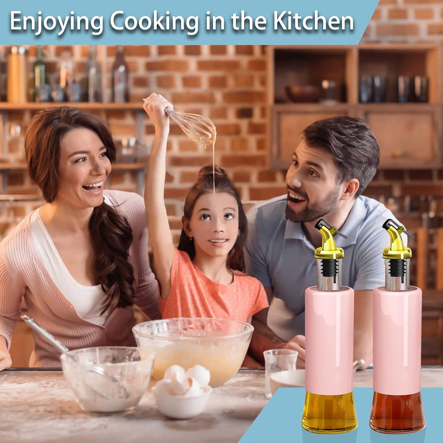 Olive Oil Dispenser â€“ Leakproof Glass Bottle with Non-Drip Spout for Kitchen & Cooking (300 ML)