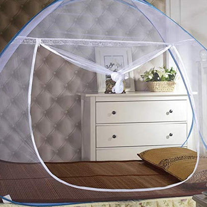 Premium Polyester Foldable Mosquito Net Tent (100 Cm Long / 1 Pc)