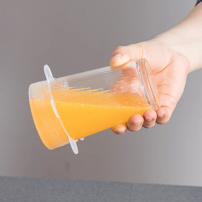 Silicone Stretch Lids, Microwave & Freezer Safe Food Covers (6 Pcs Set /95 Gm )