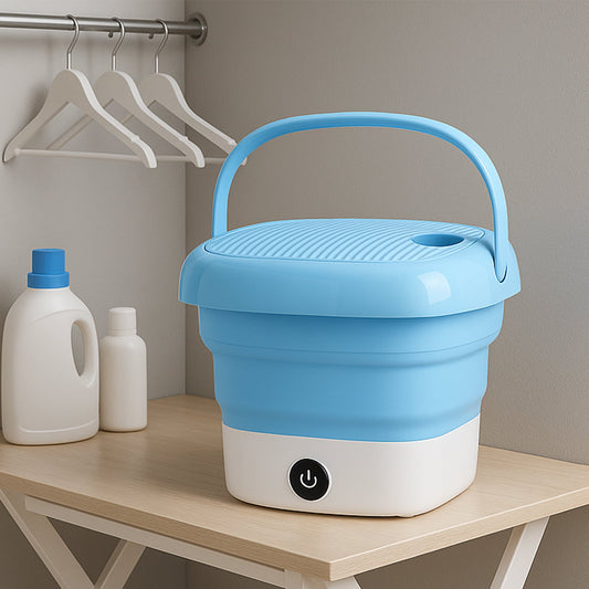 Portable Washing Machine, Mini Folding Washer and Dryer Combo, for Underwear, Socks, Baby Clothes, Travel, Camping, RV, Dorm, ApartmentÂ 