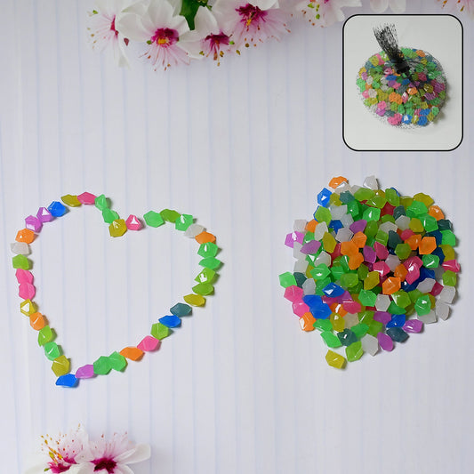 Multi-Color Decorative Stone for Garden / Lawn / Aquarium Fish Tank Gravel / Flower Pots Decoration Pebbles for Fish Bowl & All Purpose Attractive Stone Set Diwali Special